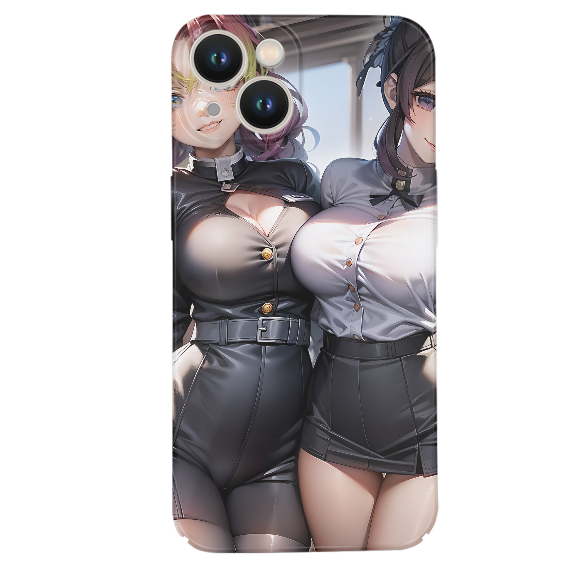 （画像用） 鬼滅の刃（きめつのやいば）蟲柱-胡蝶 しのぶ／こちょう しのぶ Kochou Shinobu 【iPhone 14シリーズ対応】ハードケース